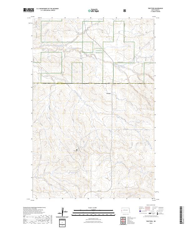 USGS Topographic Map – Trotters