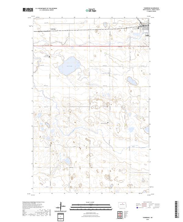 USGS Topographic Map – Tunbridge