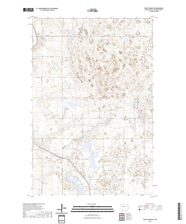 2024 Map of Turtle Creek NE, 2024 Print
