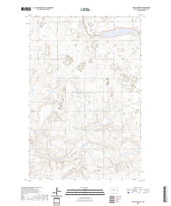 2024 Map of Turtle Creek SE, 2024 Print