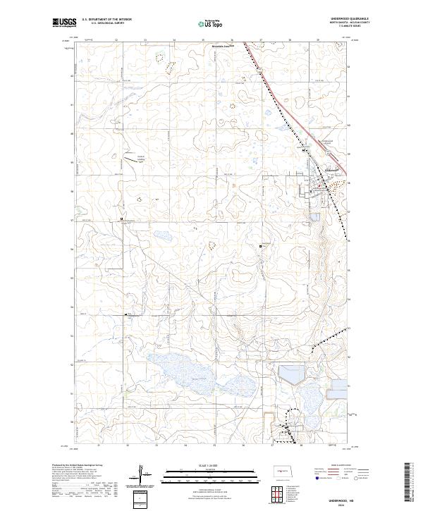 USGS Topographic Map – Underwood