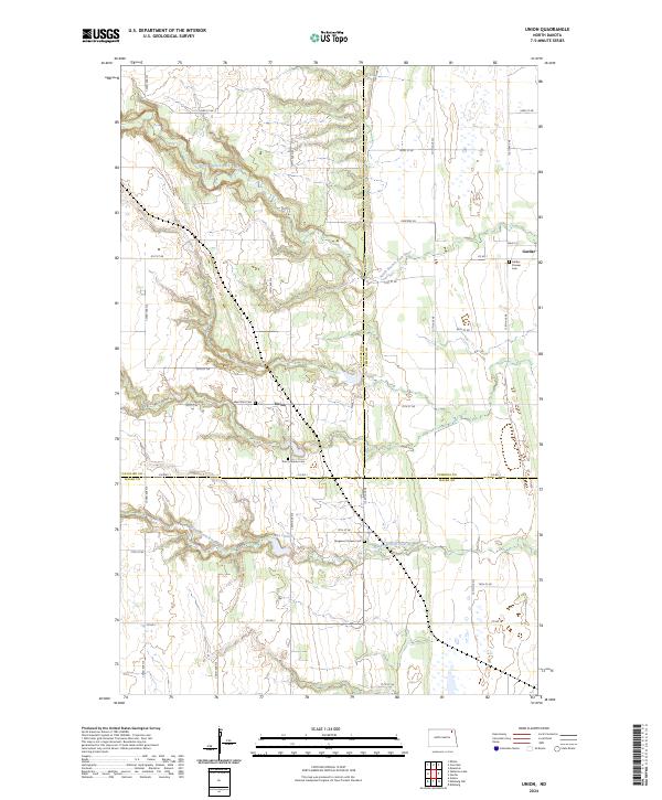 USGS Topographic Map – Union