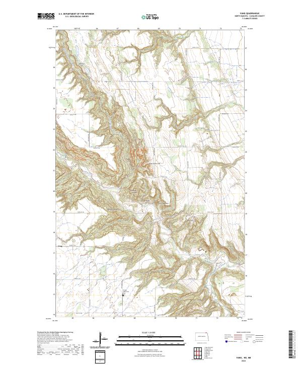 USGS Topographic Map – Vang