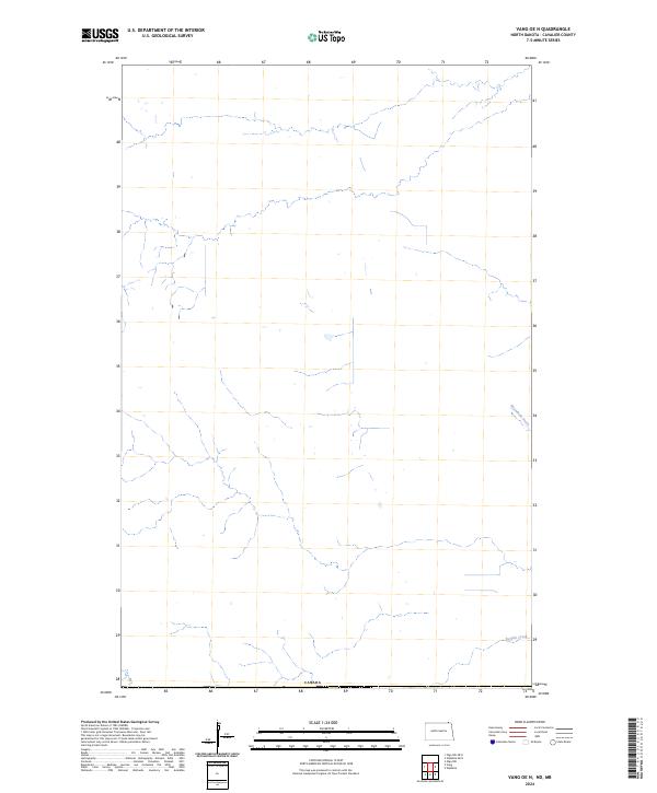 2024 Map of Vang OE N, 2024 Print