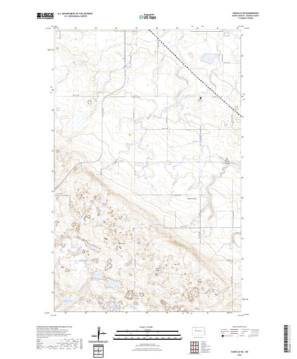USGS Topographic Map – Vanville NE