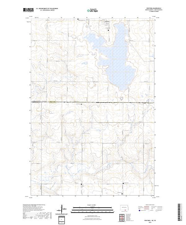 USGS Topographic Map – Venturia