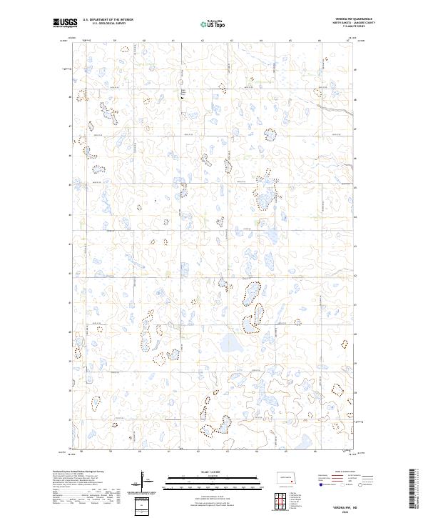 USGS Topographic Map – Verona NW