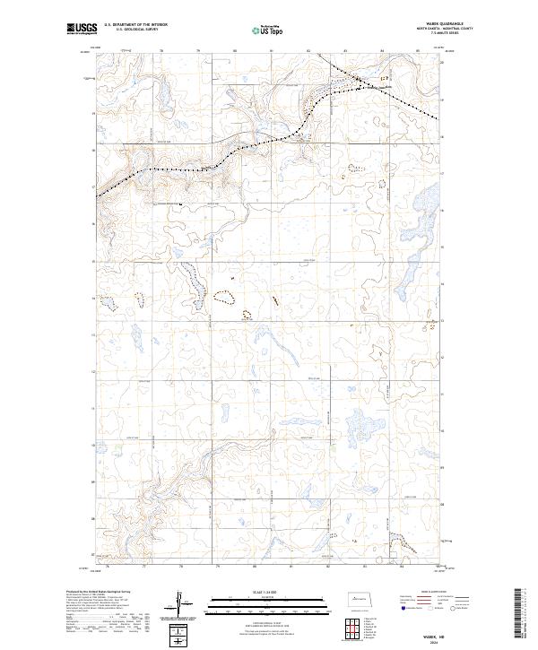 USGS Topographic Map – Wabek