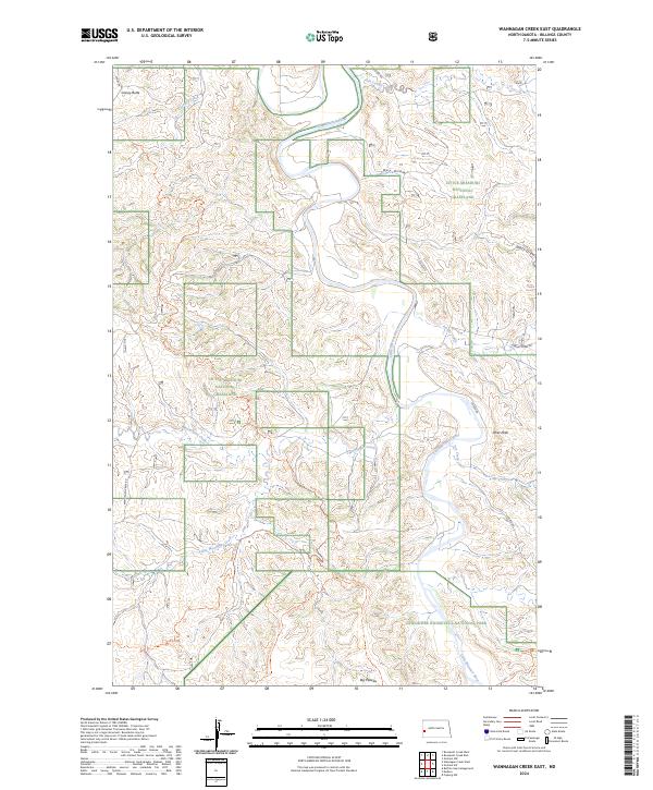 USGS Topographic Map – Wannagan Creek East