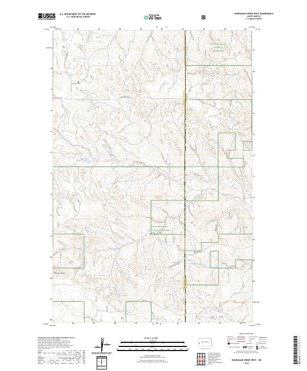 USGS Topographic Map – Wannagan Creek West