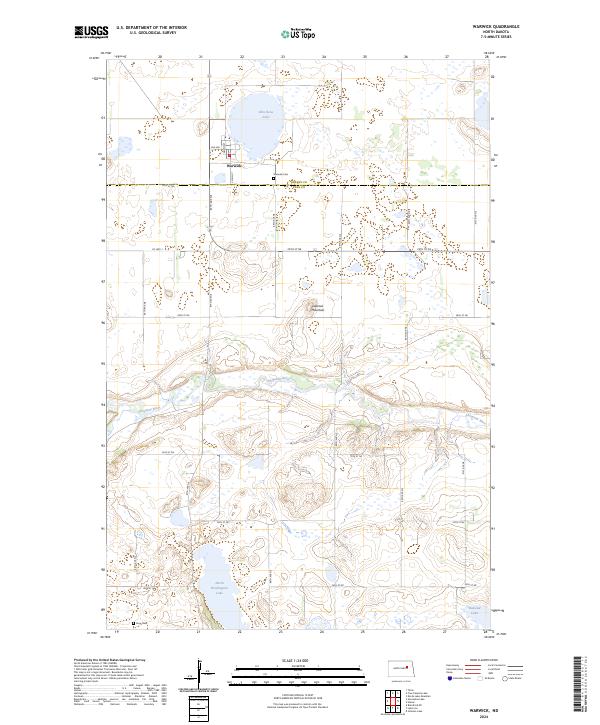 USGS Topographic Map – Warwick