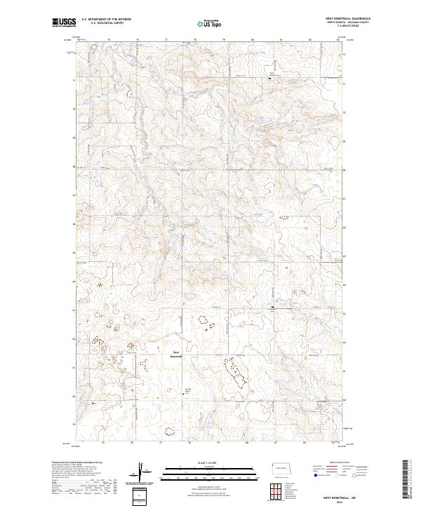 USGS Topographic Map – West Bonetraill