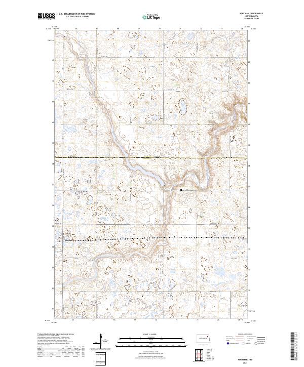 USGS Topographic Map – Whitman