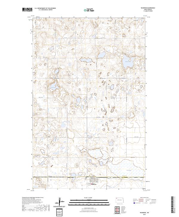 USGS Topographic Map – Wildrose