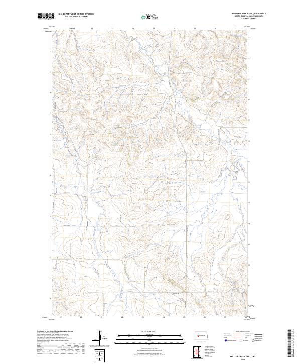 2024 Map of Willow Creek East, 2024 Print