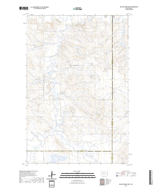 USGS Topographic Map – Willow Creek West