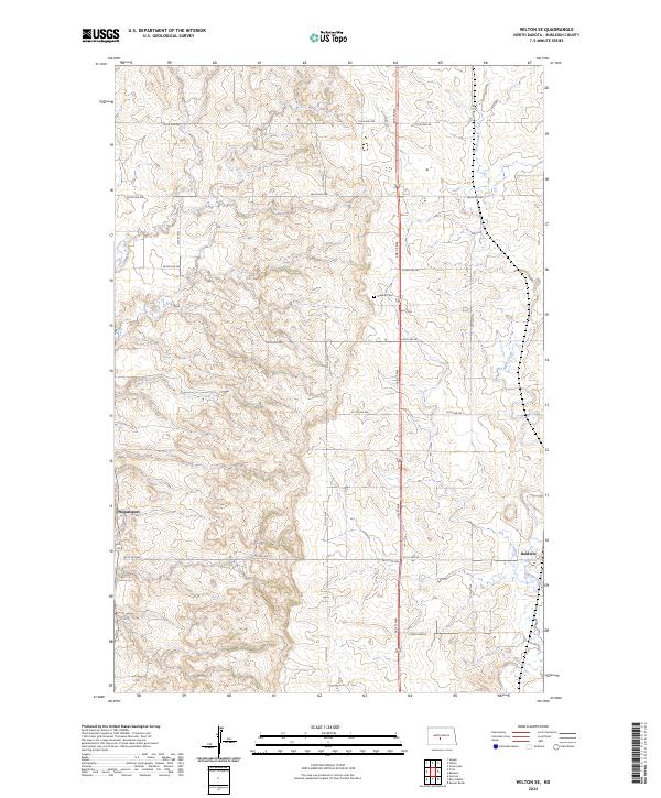 USGS Topographic Map – Wilton SE