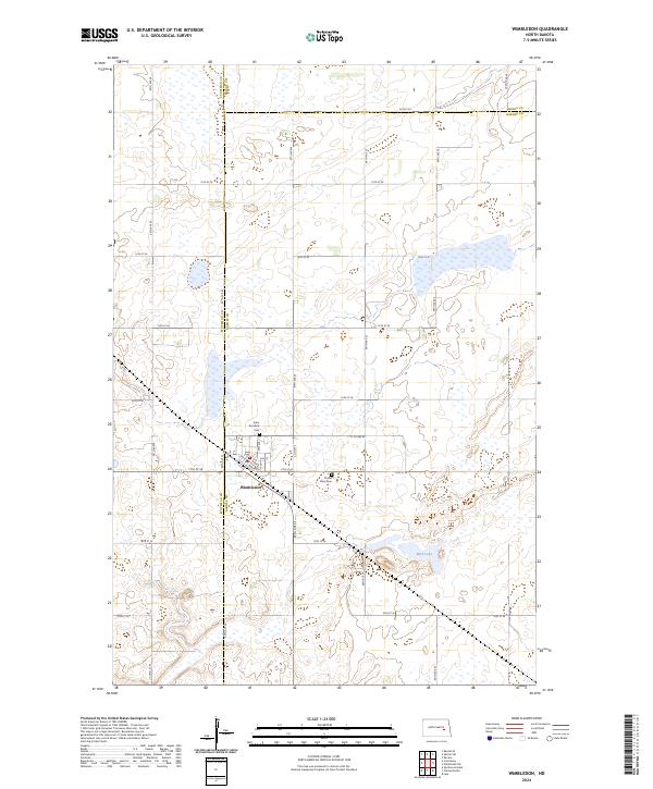 USGS Topographic Map – Wimbledon