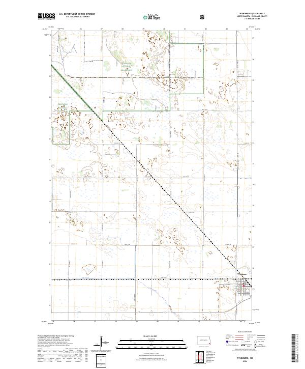USGS Topographic Map – Wyndmere