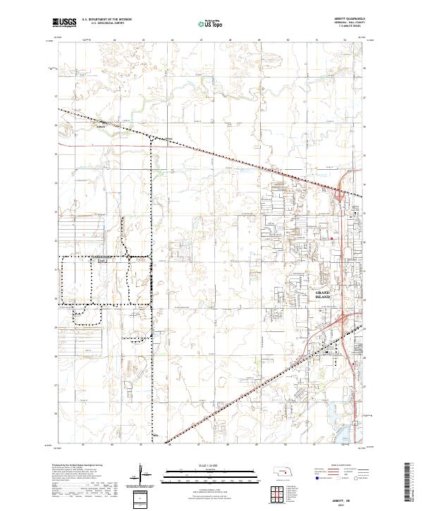 USGS Topographic Map – Abbott