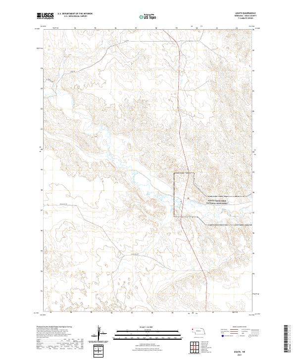 USGS Topographic Map – Agate