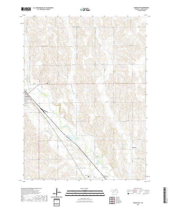 USGS Topographic Map – Albion East