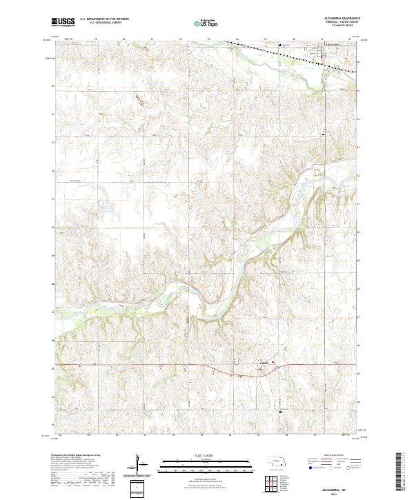 USGS Topographic Map – Alexandria