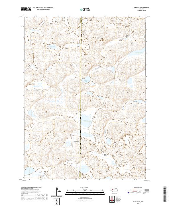 USGS Topographic Map – Alkali Lake