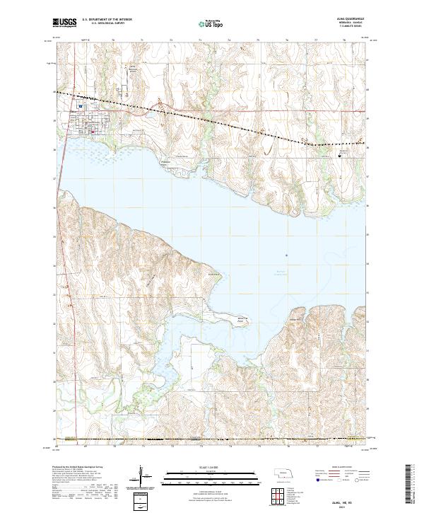 2021 Map of Alma, 2021 Print