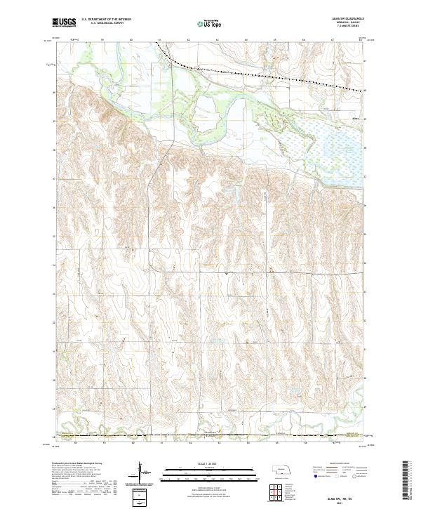 USGS Topographic Map – Alma SW