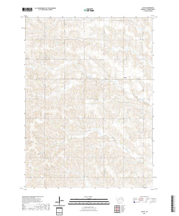 USGS Topographic Map – Aloys