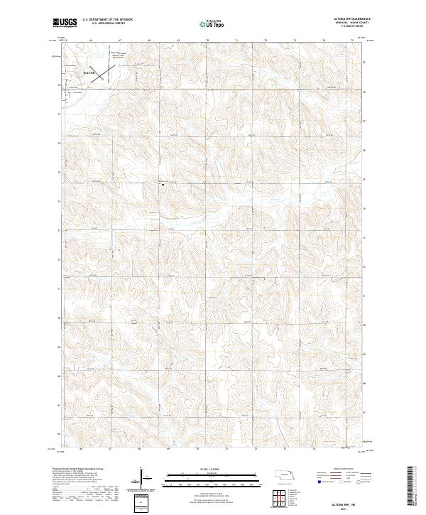 USGS Topographic Map – Altona NW
