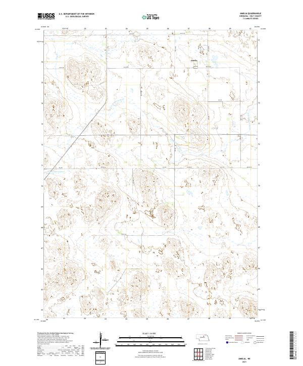 USGS Topographic Map – Amelia