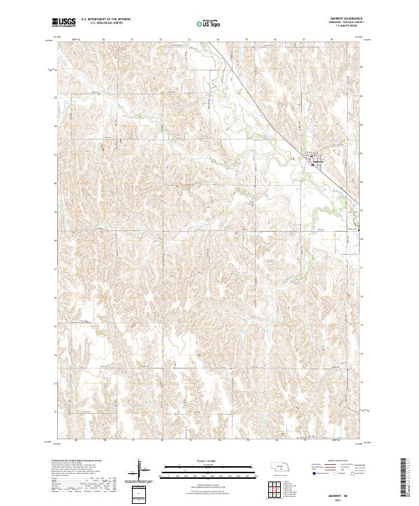 USGS Topographic Map – Amherst