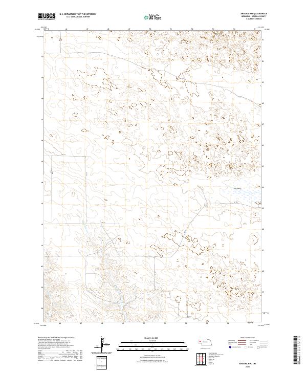 USGS Topographic Map – Angora NW