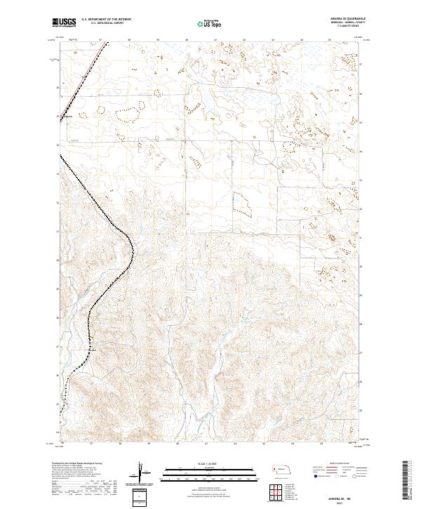USGS Topographic Map – Angora SE