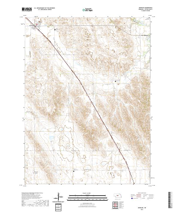 USGS Topographic Map – Anselmo