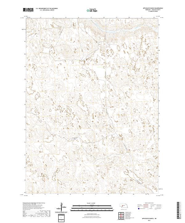 2021 Map of Applegate Ranch, 2021 Print