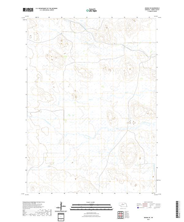 USGS Topographic Map – Arabia SE