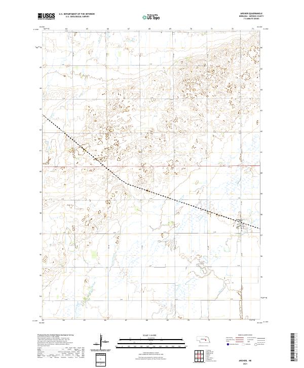 USGS Topographic Map – Archer