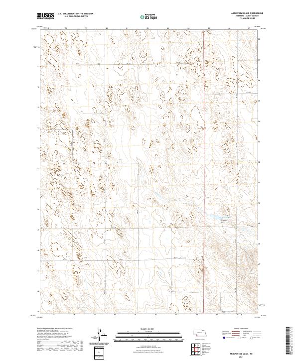 USGS Topographic Map – Arrowhead Lake