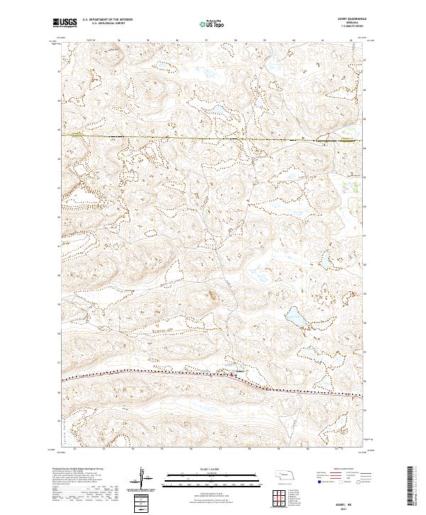 USGS Topographic Map – Ashby