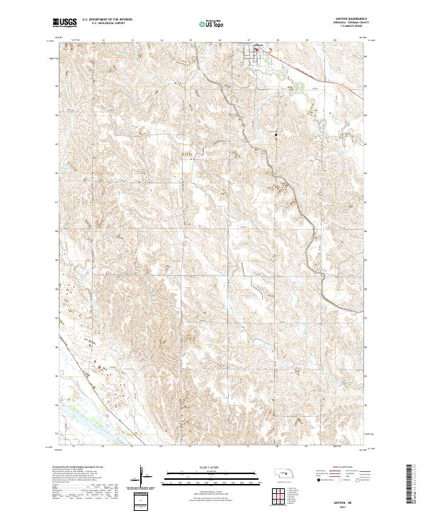 USGS Topographic Map – Ashton