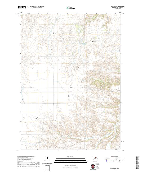 USGS Topographic Map – Atkinson NE