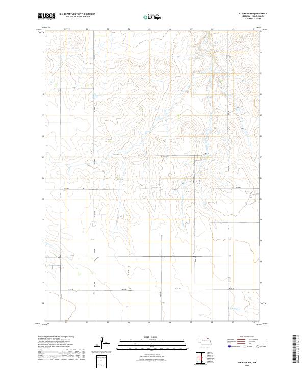 USGS Topographic Map – Atkinson NW