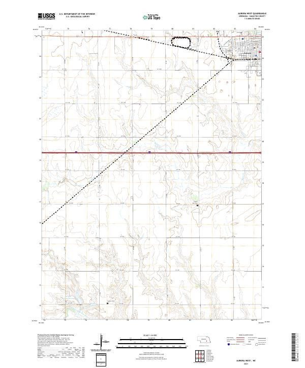 USGS Topographic Map – Aurora West