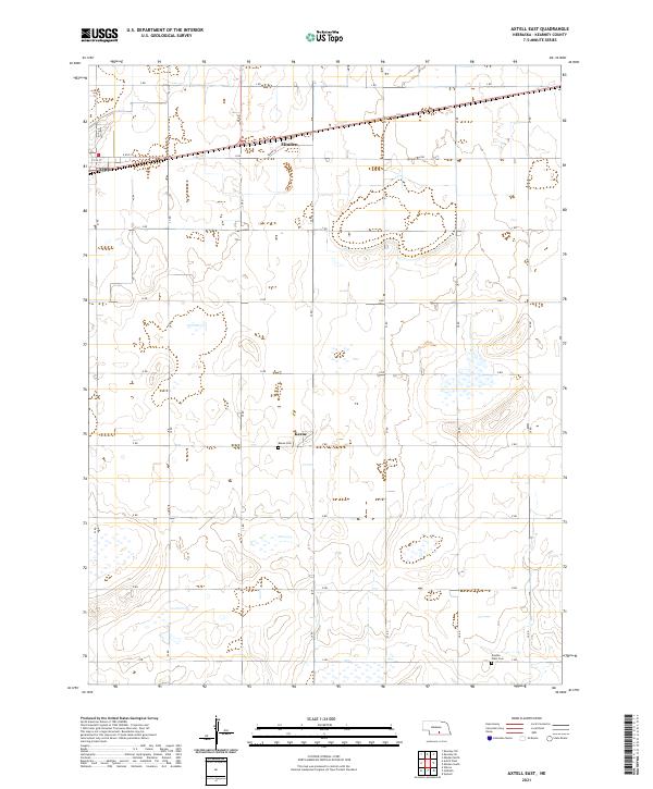USGS Topographic Map – Axtell East