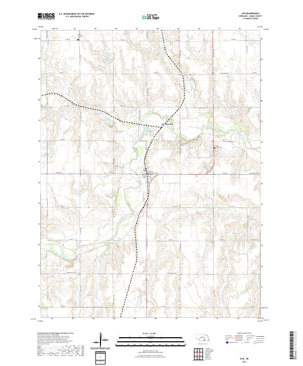 USGS Topographic Map – Ayr