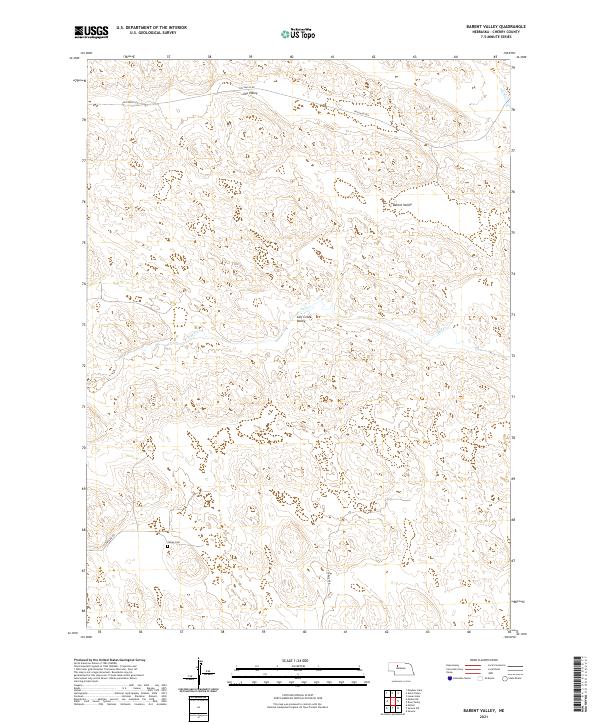 USGS Topographic Map – Barent Valley