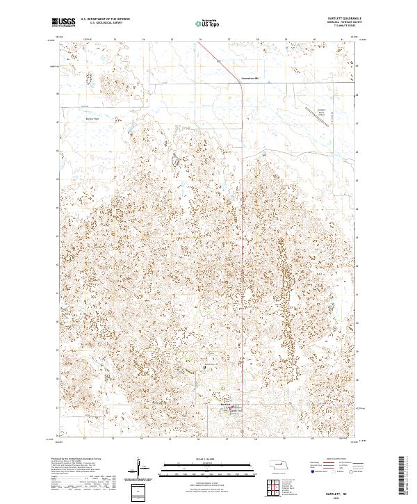 USGS Topographic Map – Bartlett